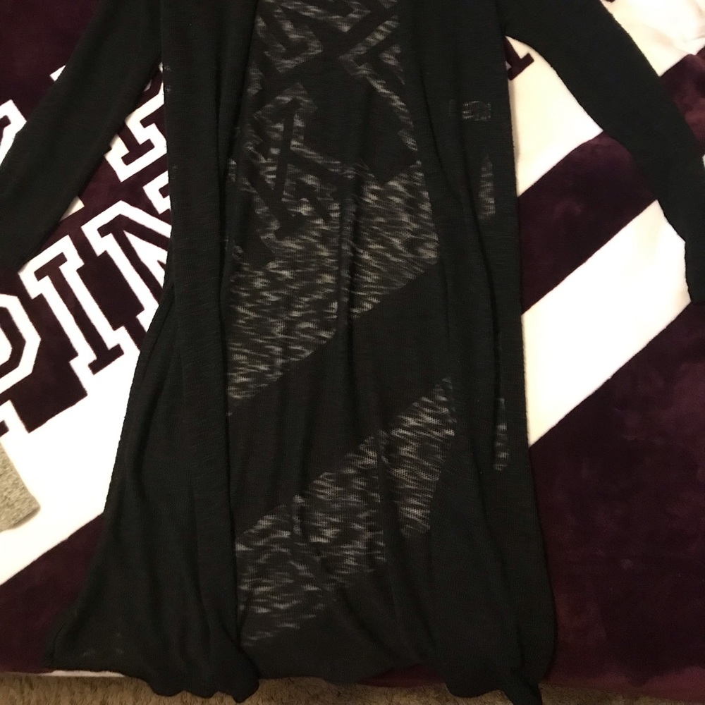 Long Sleeved Black Cardigan